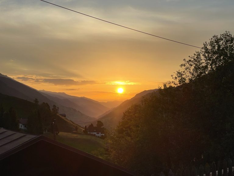 Sonnenaufgang in Segnas